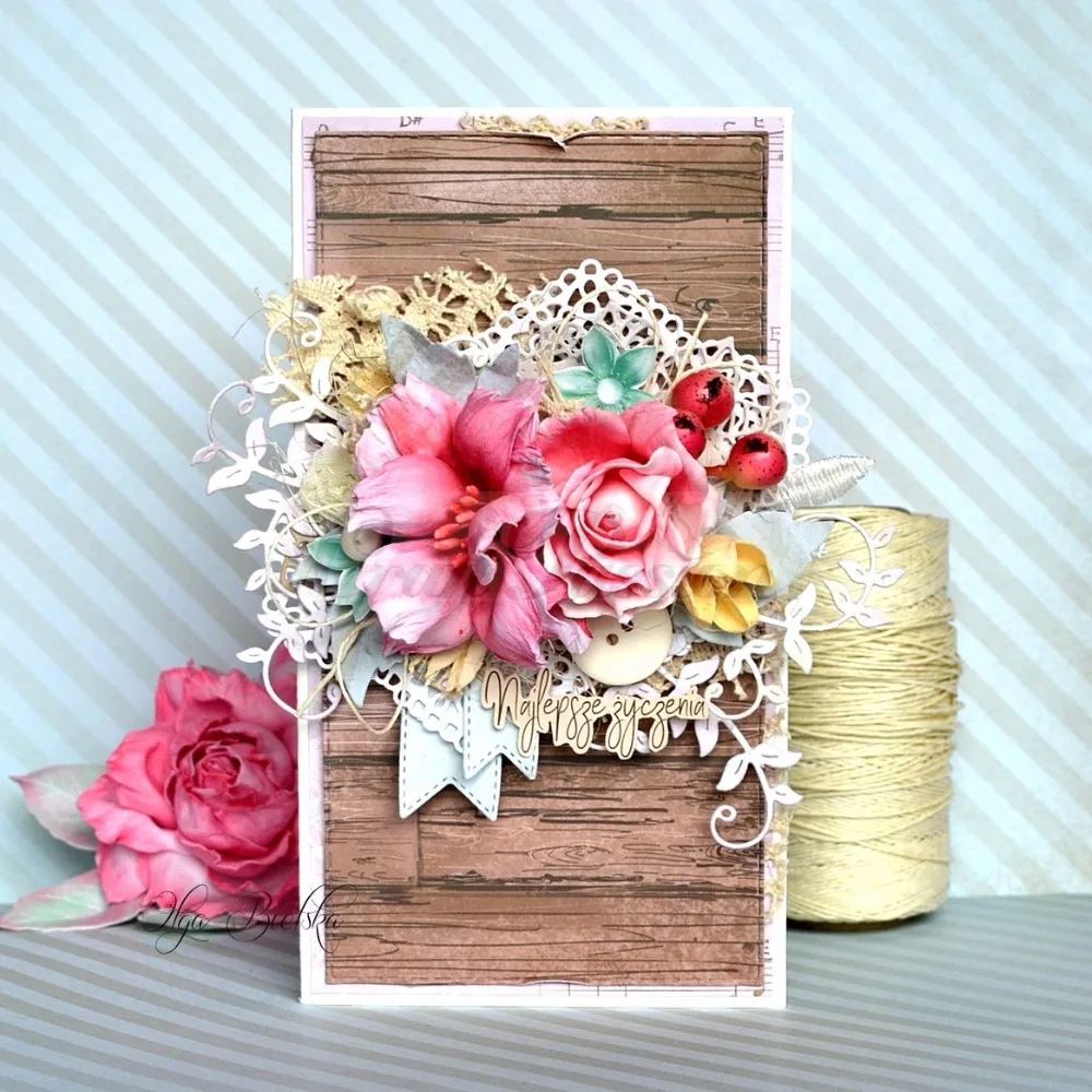 Металлические Вырубные штампы AddyCraft вырезанная форма лист листья скрапбукинг