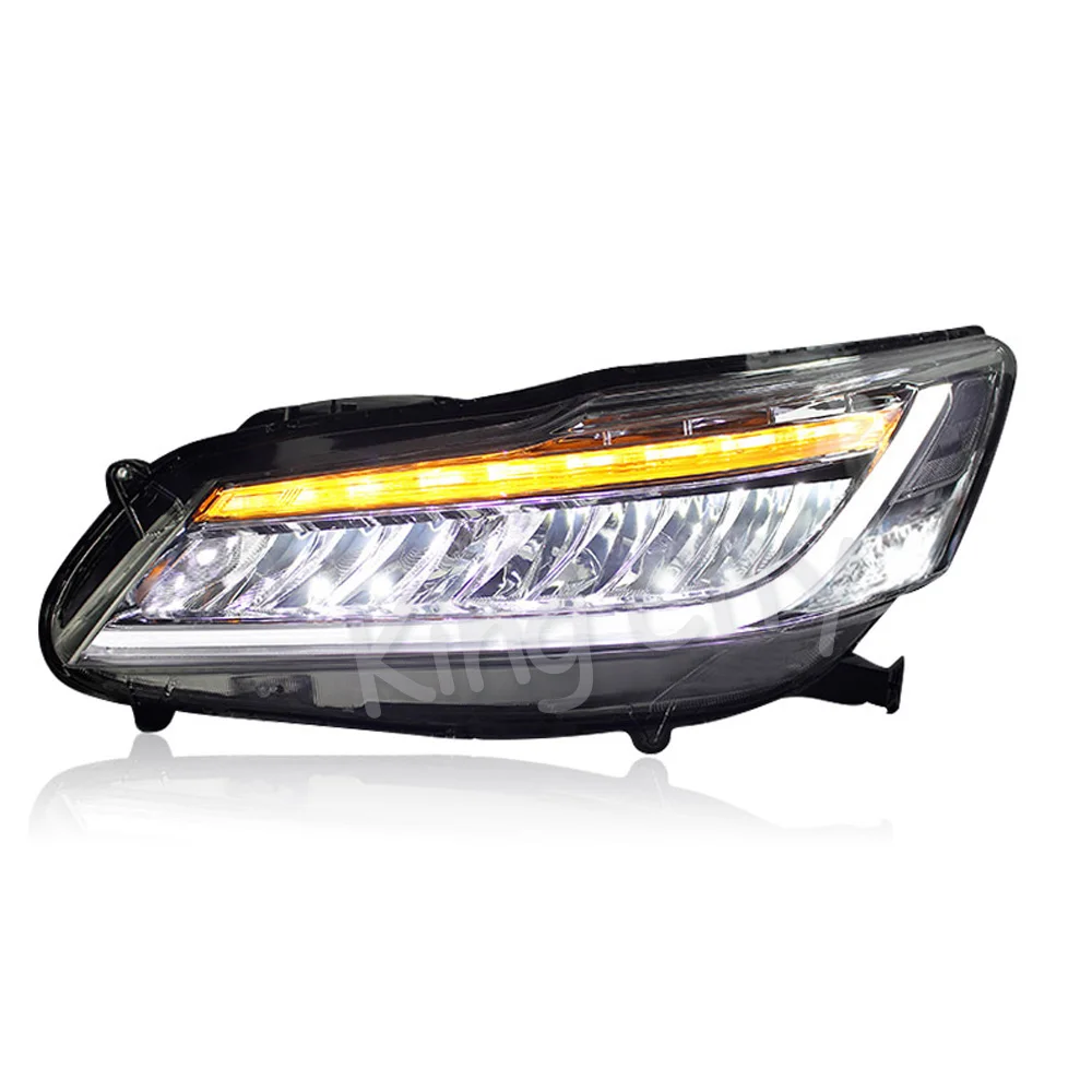 Capqx 2 шт. для Honda Accord светодиодный фары головного света лампы сборки LED DRL Объектив Двойной Луч H7 HID bi Xenon
