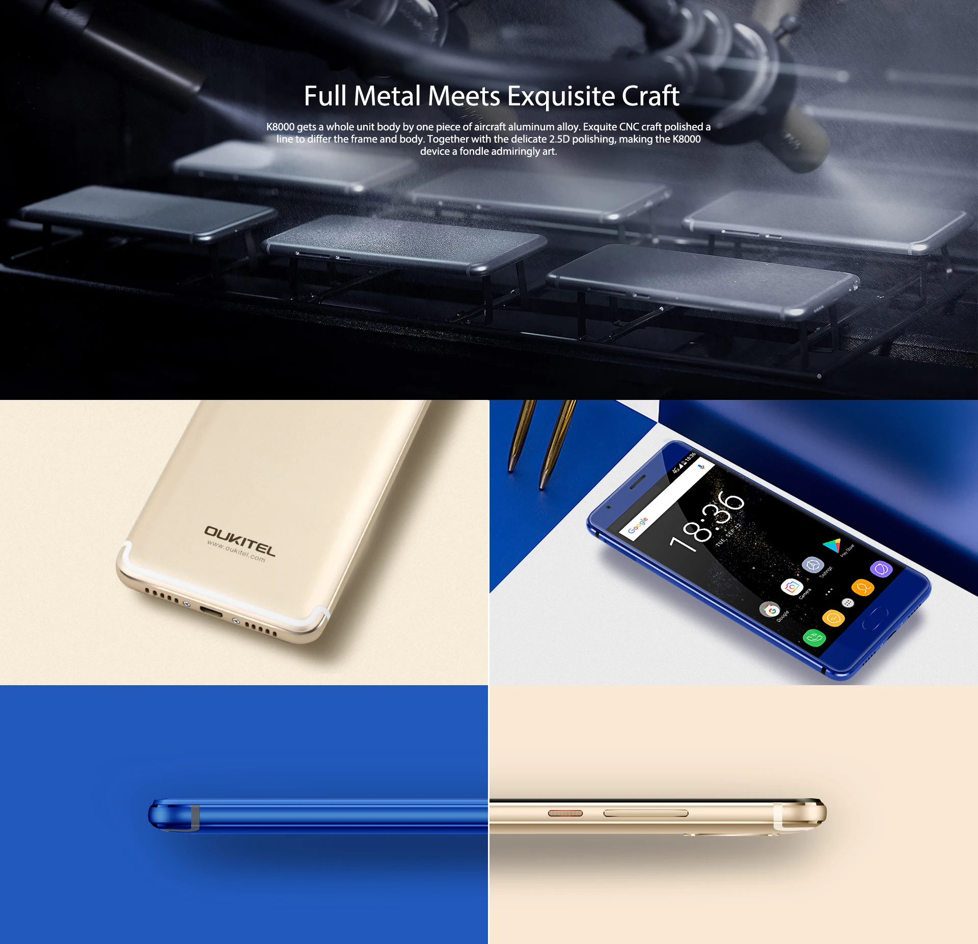 Oukitel K8000 8000 мАч 5," HD AMOLED lcd 4 ГБ ОЗУ 64 Гб ПЗУ Восьмиядерный двойной тыловая камера MTK6750T Быстрая зарядка смартфон с отпечатком пальца