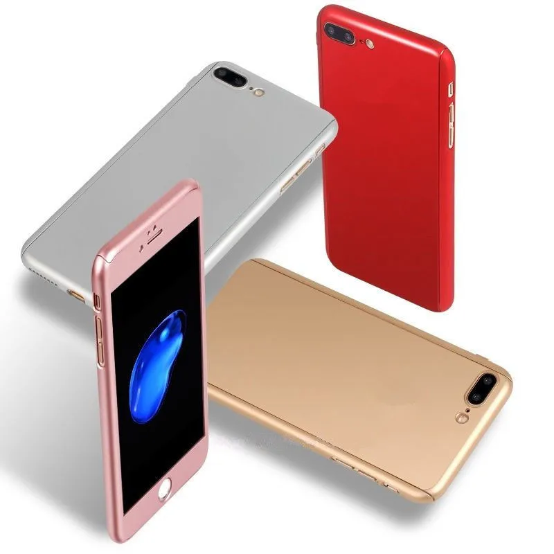 Роскошный Жесткий 360 полный защитный чехол для iPhone 8 7 6 Plus 6s чехлы телефонов iphone с
