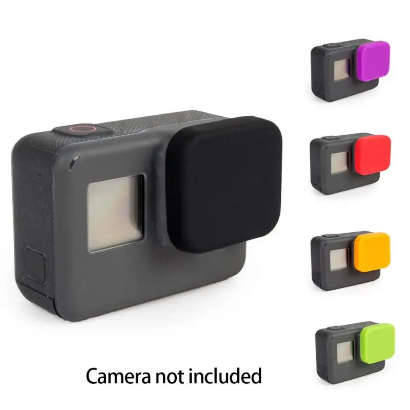Крышка объектива для Gopro Hero5/6 мягкий силиконовый пылезащитный устойчивый к царапинам колпачок цвета мягкий силиконовый защитный#2