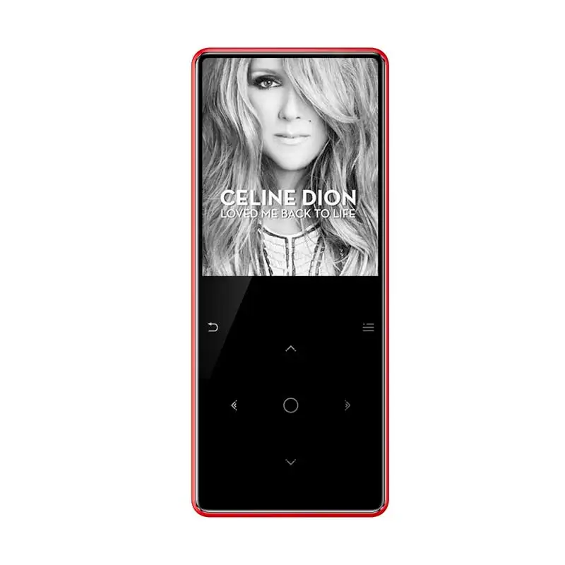 IQQ новая версия Bluetooth Сенсорный MP3 музыкальный плеер тонкий walkman костюм для бега ходьбы и скалолазания Bulit-in 8 г/16 г и динамик - Цвет: C6Red