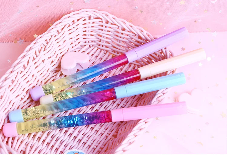 1 шт. милая гелевая ручка с кристаллами 0 5 мм|Гелевые ручки| |