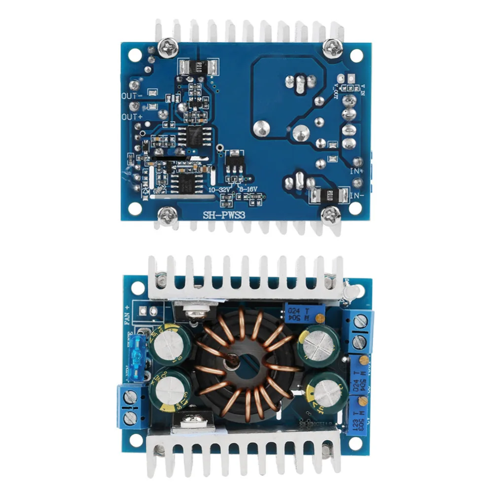 Повышающий преобразователь напряжения от DC10-32V до DC12-60V Повышающий Модуль источника питания dc-dc преобразователь питания для большой мощности Светодиодный