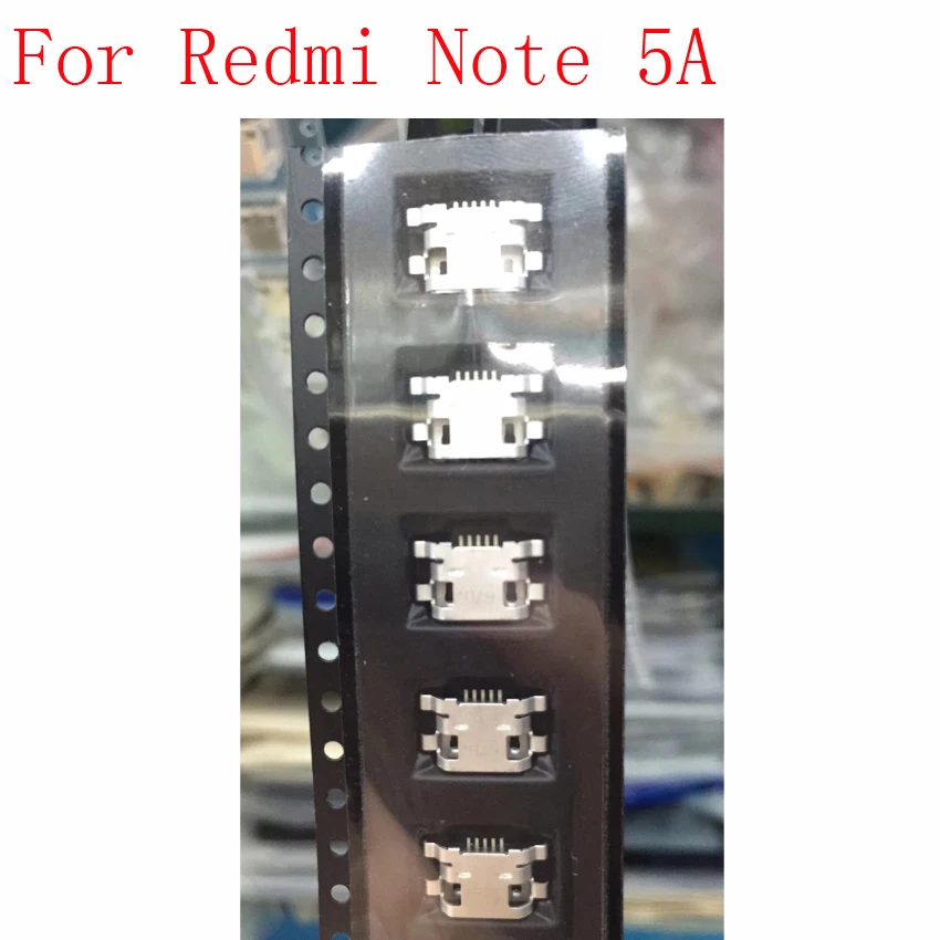 10 шт. Новый Micro USB зарядный порт док разъем для Xiaomi Redmi Note 5A|Шлейфы мобильных
