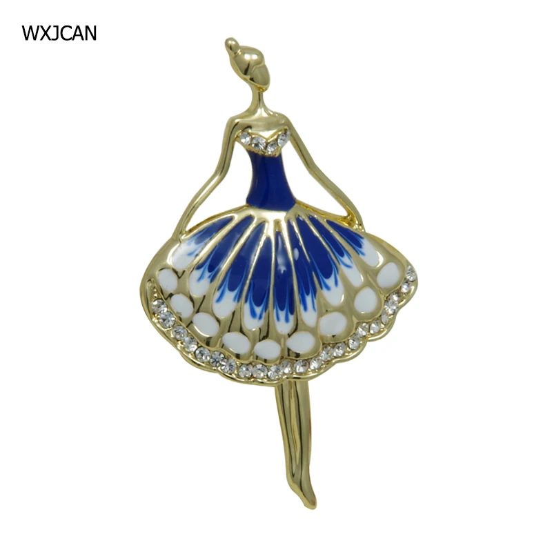 WXJCAN Спортивная танцевальная балетная брошь для девочек хиджаб булавка юбки
