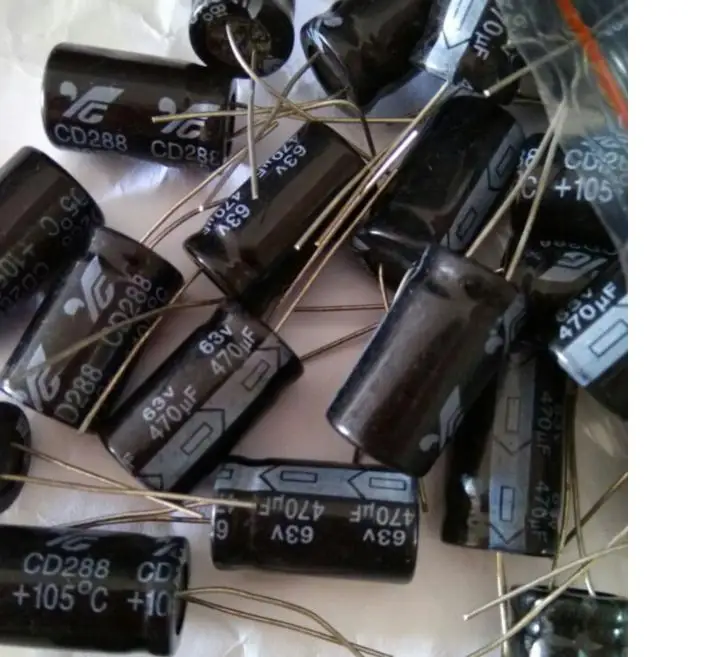 

electrolytic capacitor63 470 uf63v v470uf power charger New aluminum specification: 13 * 21