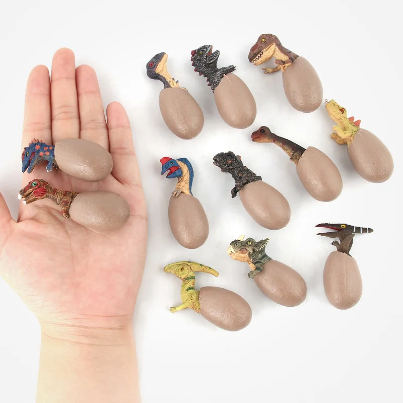 Набор яиц для массажа обучающая игрушка из ПВХ с 3d биологией и динозавром 12