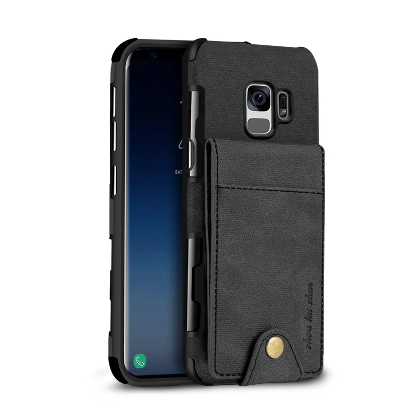 Тканевый чехол-кошелек для Samsung Galaxy A50 A30 S10 5G задняя крышка M20 M30 карточка из ткани