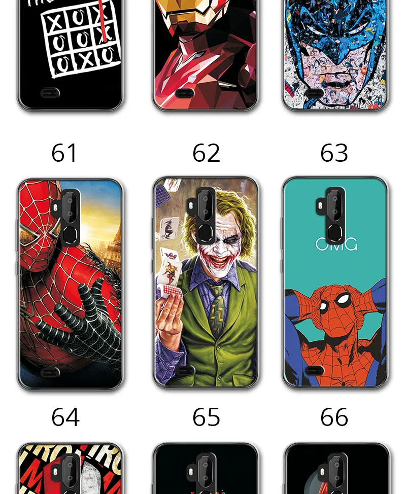 Задняя крышка для Oukitel C12 Pro, чехол C12Pro, новинка, супергерой, силиконовый чехол для телефона, бампер для Oukitel C12 Pro 6,18