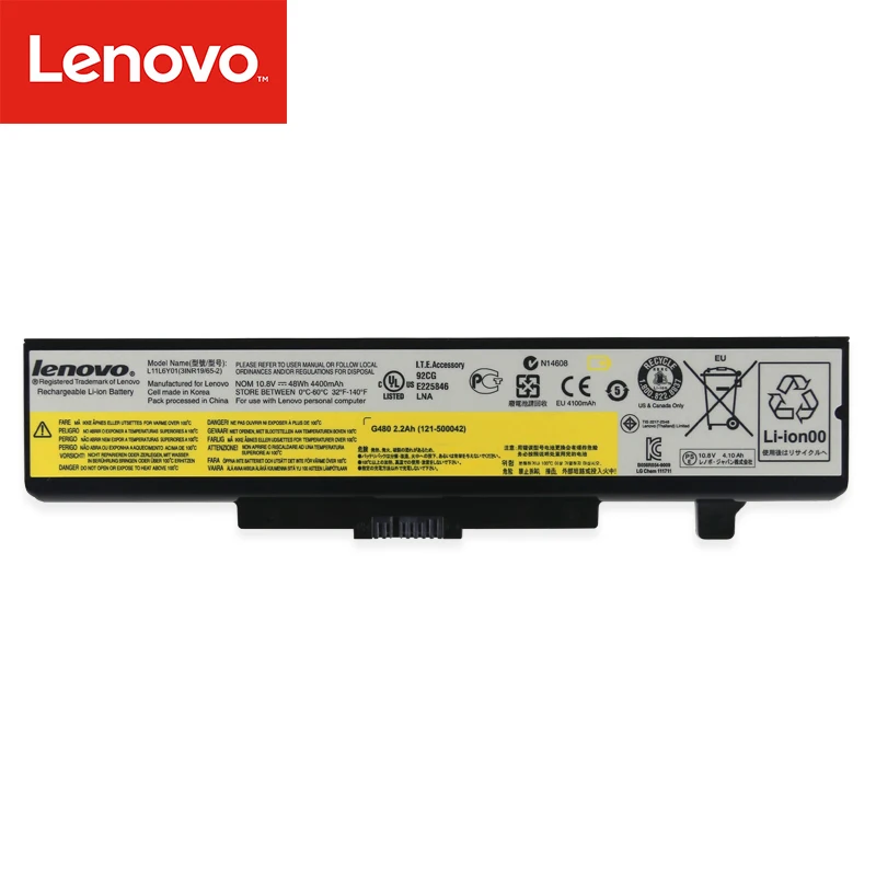Ноутбук аккумулятор для Lenovo IdeaPad G480 G485 Y480 G410 G400 G500 G510 G580 G485 Z480 Z485 G585 10,8 V 48Wh 4400 мА-ч