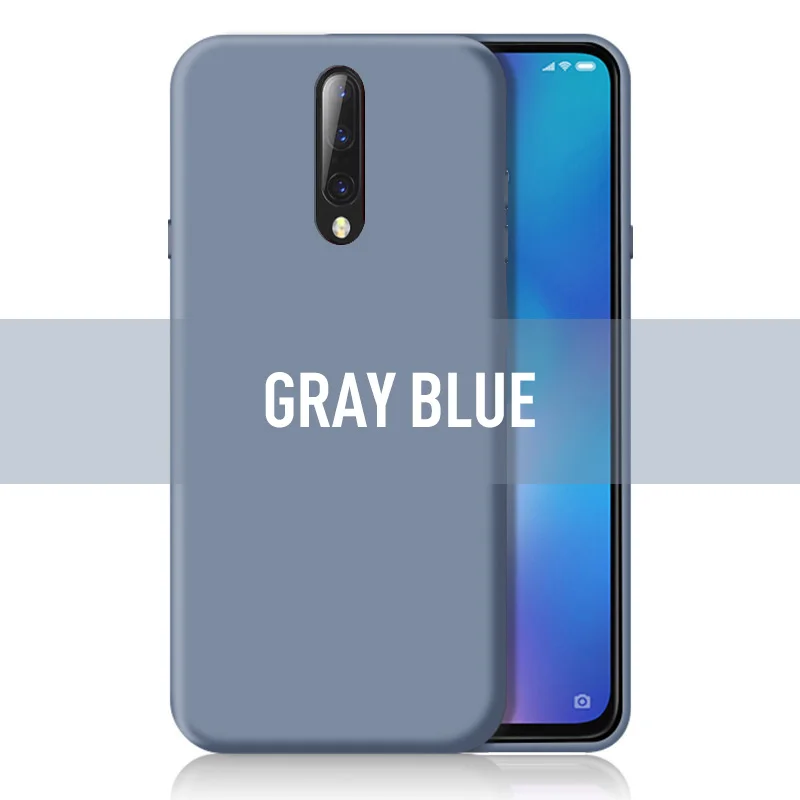 Жидкий силиконовый Мобильный телефон чехол для Oneplus 7 Pro Мягкий ТПУ задняя крышка