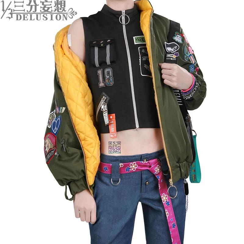 1/3 Delusion My Hero Academy cosplay Izuku Midoriya куртки и жилетки джинсы MHA костюм boku no hero academic аниме