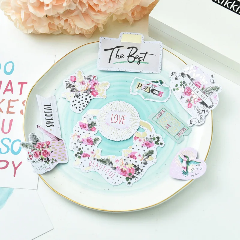 ZFPARTY лучшие бумажные картонные штампованные наклейки для сделай сам