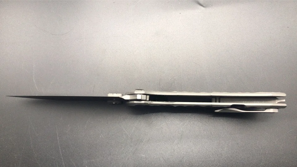 Второе производство синий Maxace Corvus I M390 атласный подшипник компактный походный нож