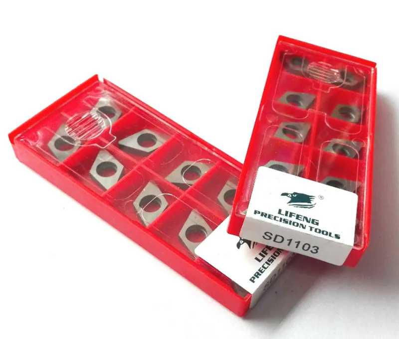 10 шт./компл. аксессуары для токарного станка с ЧПУ/прокладка резки из сплава MD1103