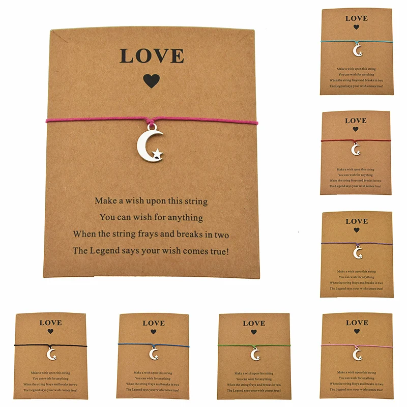 Новые винтажные браслеты из искусственного вощеного шнура создайте желание