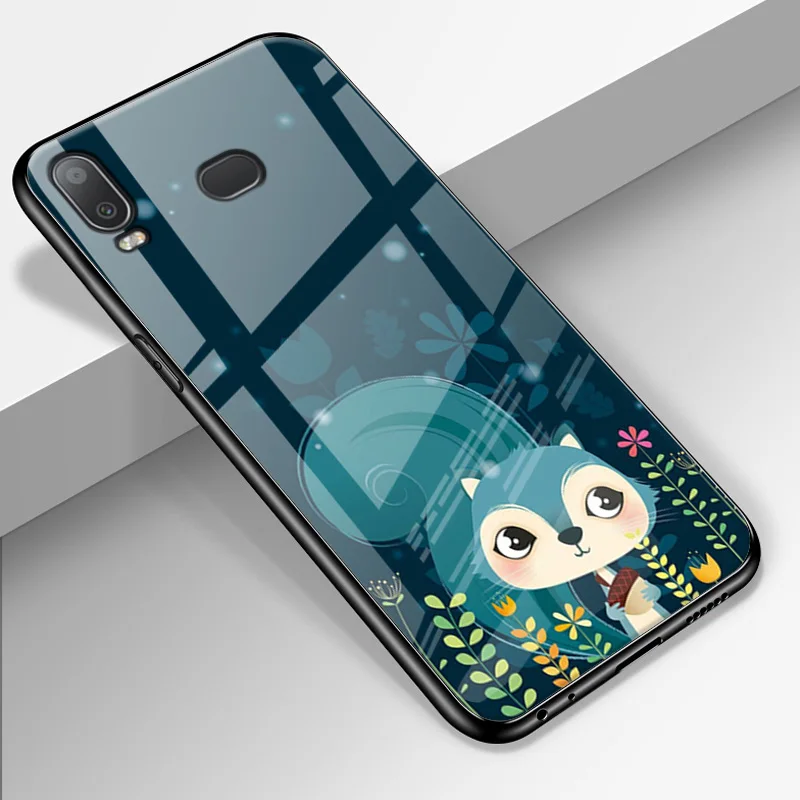 Закаленное стекло чехол для samsung Galaxy A 6s Чехол Мягкий силиконовый жесткий Чехлы