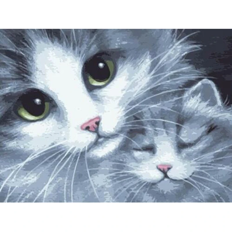 Новый Сделай Сам алмаз живопись животного Картины стразами Алмазная мозаика