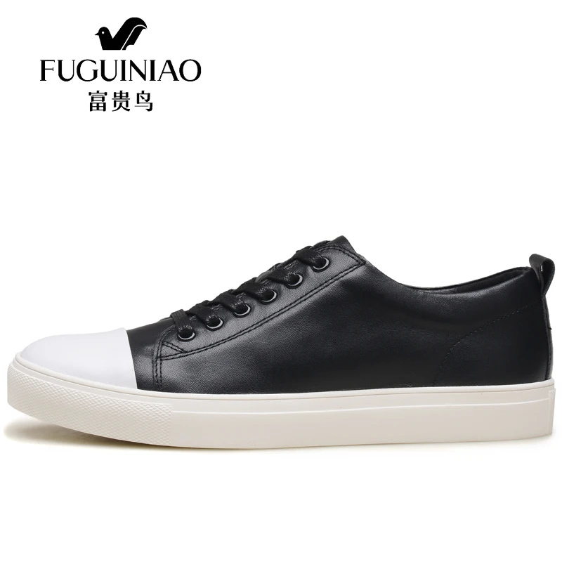 FUGUINIAO Luxury Summer Shoes England Trend Casual Leisure Leather Breathable For Men's Footwear Loafers Mens Flats | Обувь