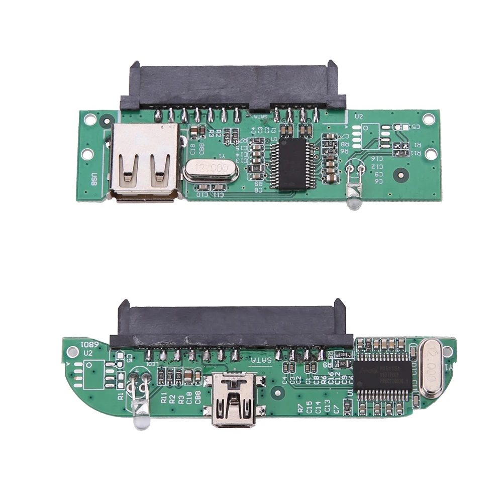 Переходник USB 2 0 на SATA 7 + 15pin для жесткого диска конвертер Female 5 &quotHDD SSD