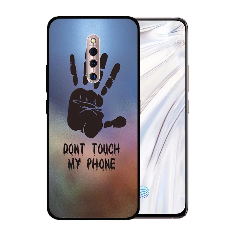 Мягкий силиконовый черный чехол для VIVO X27 Pro X23 X21 X20 X7 X9S Plus Прочный телефона |
