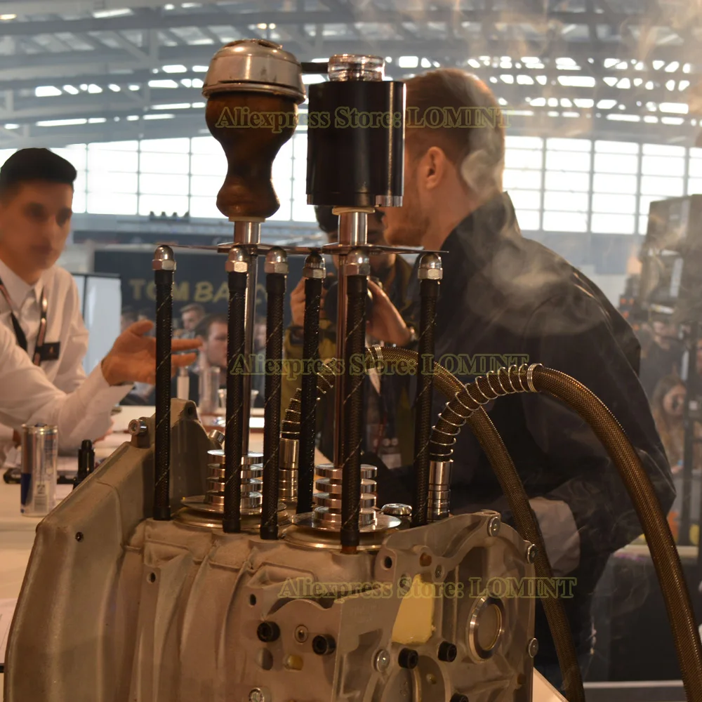Силиконовая трубка для кальяна пружина для кальян наргиле водопровод Sheesha Chicha аксессуары серебро Нержавеющая сталь для 17 мм 18 мм шланг