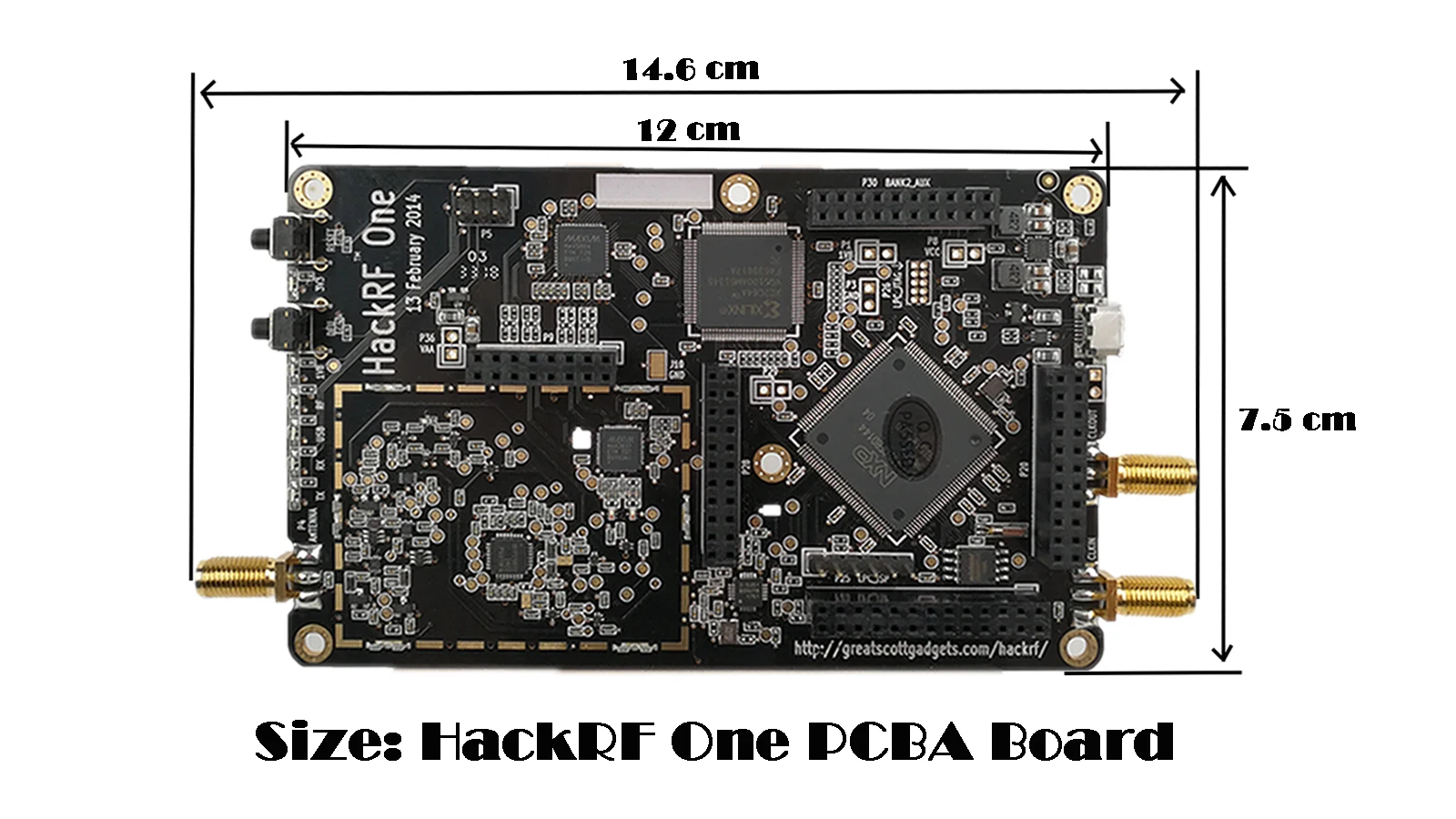 Hackrf SDR макетная плата HackRF One(1 МГц-6 ГГц) хакерское программное обеспечение