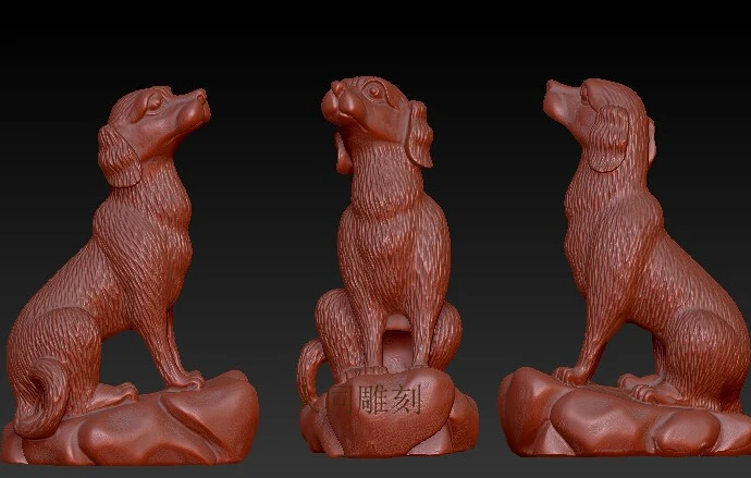 

3d модель, рельеф для cnc в STL file Dog_5