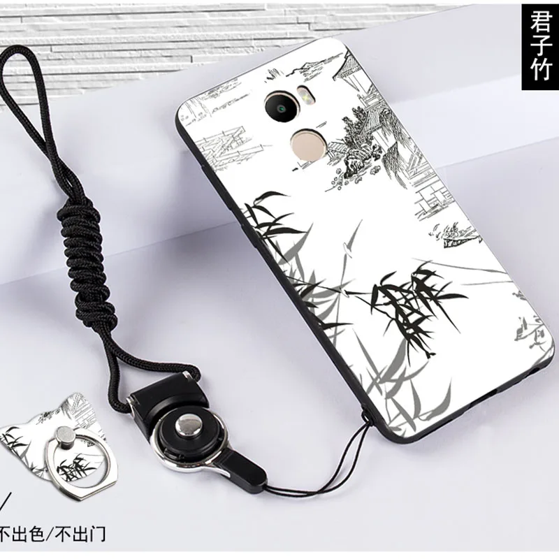 SHELI For Xiaomi Redmi 4 Mermaids Funny Cat Stripes Christmas Deer Silicone Phone Case |