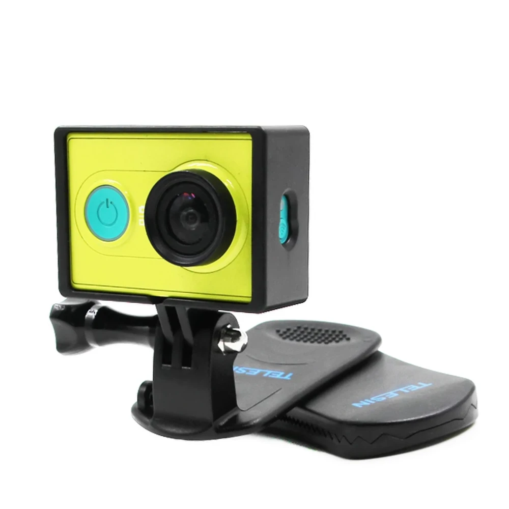 TELESIN Quik Release 360 Rotary Backpack Clip Clamp Rec-mounts Fast Hat Mount for GoPro Hero 6 5 4 3 2 Xiaomi YI | Электроника