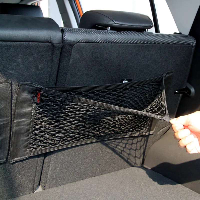 Универсальная эластичная Сетчатая Сумка для заднего сиденья держатель багажа