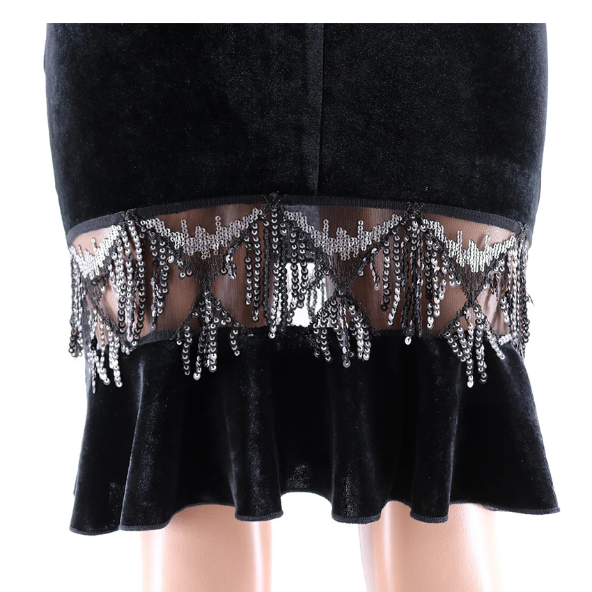 Летняя модная женская обувь пикантная с кисточками и орнаментом &quotНочное