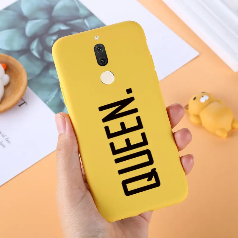 J& R для huawei mate 10 Lite чехол Nova 2i чехол милый мультфильм Любовь Сердце Мягкий ТПУ желтый чехол для huawei Nova 2i/mate 10 Lite