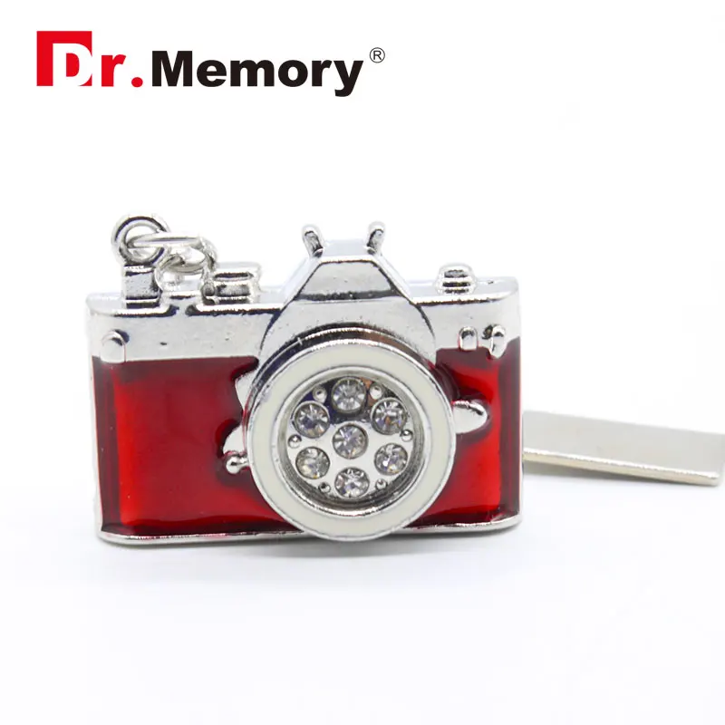 Роскошный Кристальный со стразами из металла Камера USB флэш накопитель 2 0 флешки 4