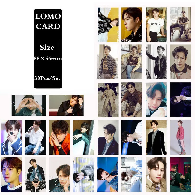 KPOP GOT7 альбом глаза на йо Джексон самодельный бумажный Постер фото карты ЛОМО