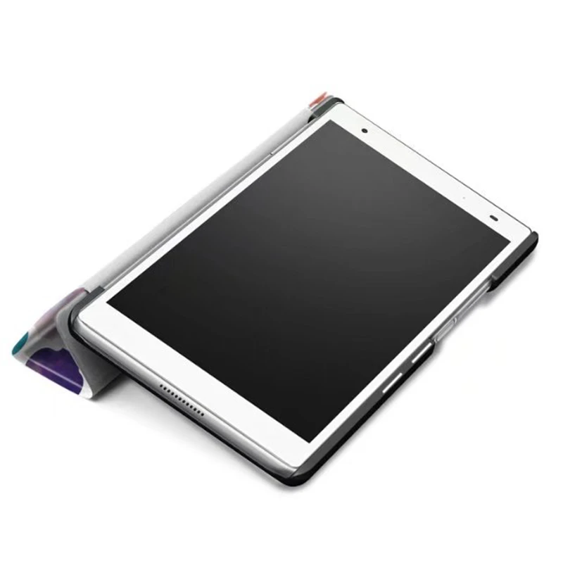 Кожаный чехол для lenovo Tab 4 TAB4 8 Plus TB-8705F/N чехол окрашенный принт PU кожаный Стенд хороший чехол Funda Чехол+ пленка+ стилус