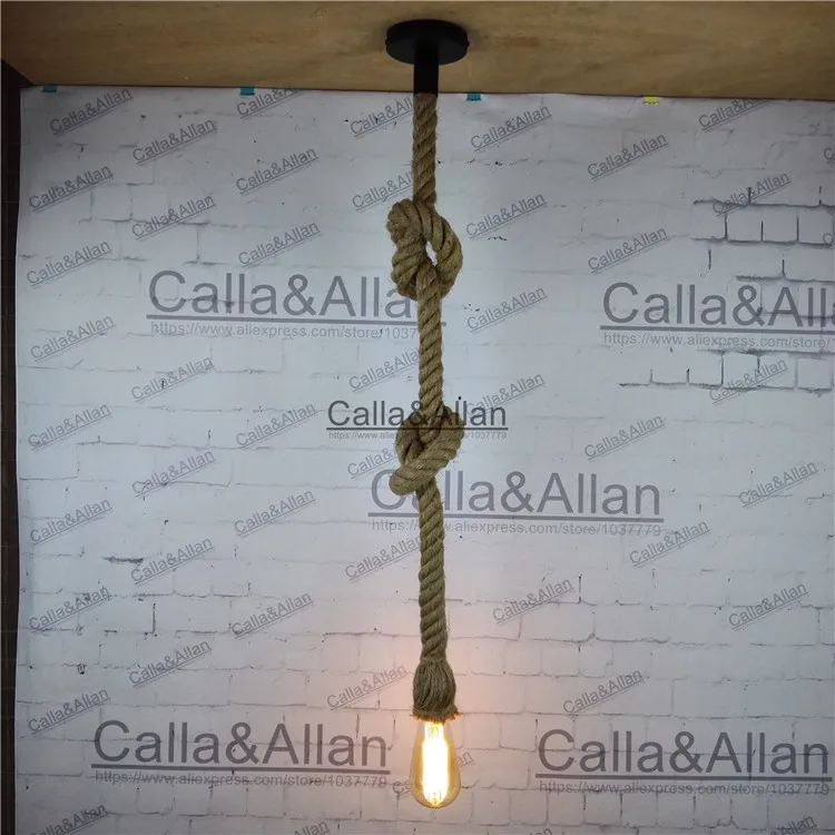 Винтажная люстра D25mm промышленная лампа Эдисона в американском стиле длина 1/3