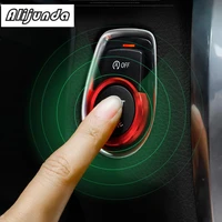 3 colors car ignition engines for car stop switch start cover ring trim stickers for bmw x1 1 2 3 4 series f20 118i 120i f22 f23