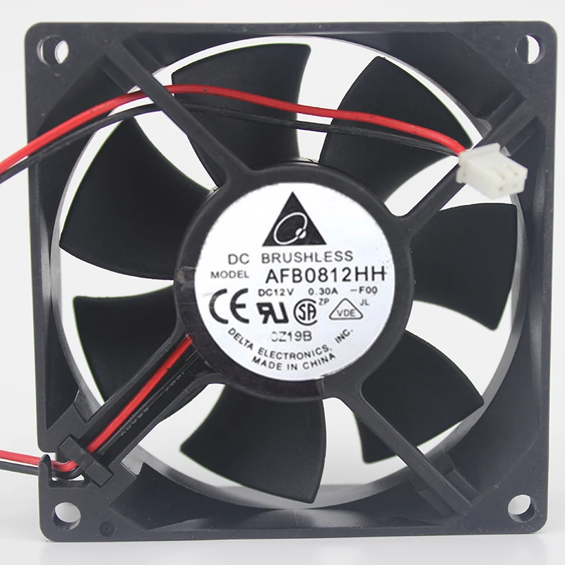 Оригинальный AFB0812HH 8025 12V 0.3A ультра-тихий вентилятор охлаждения