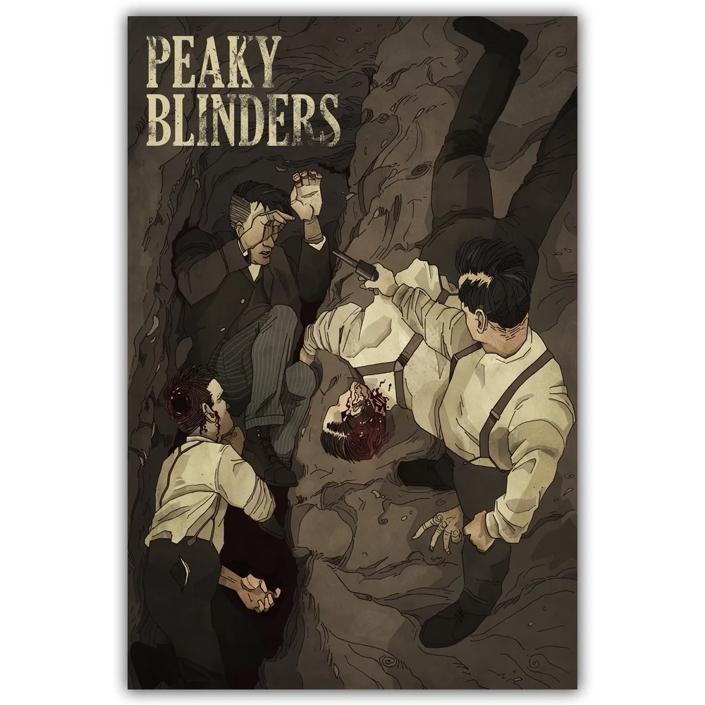 16 Peaky Blinders Кино ТВ стены Искусство Настенный декор шелковые принты художественные плакаты, постеры для гостиной без рамки - Цвет: 16