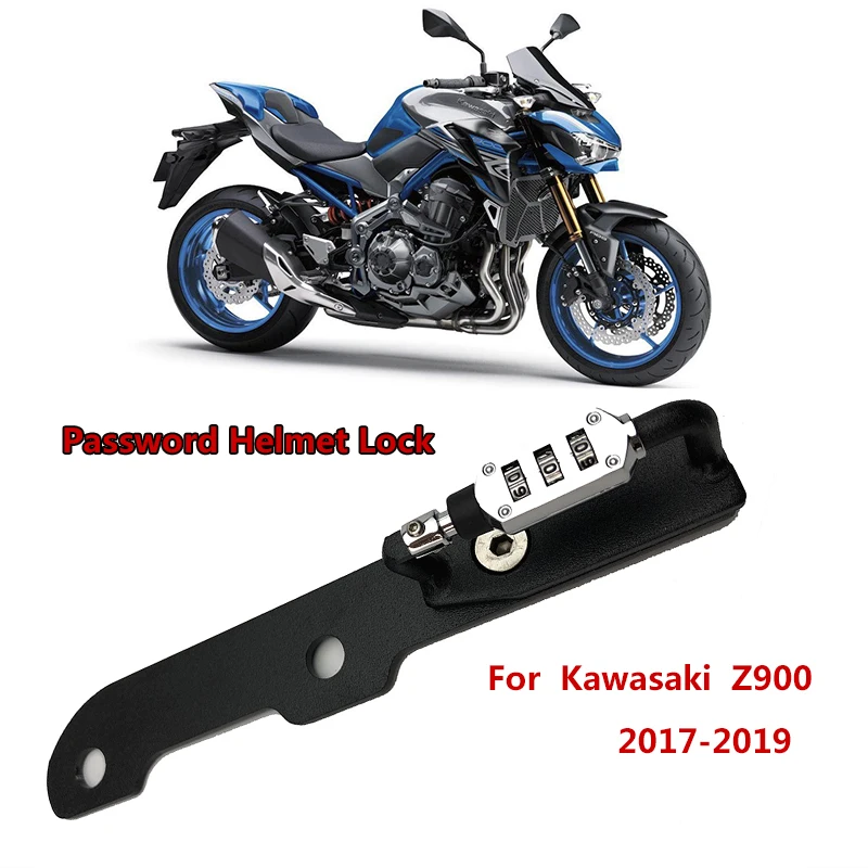 Z900 шлем пароль Блокировка крепления крюк черная сторона Противоугонная