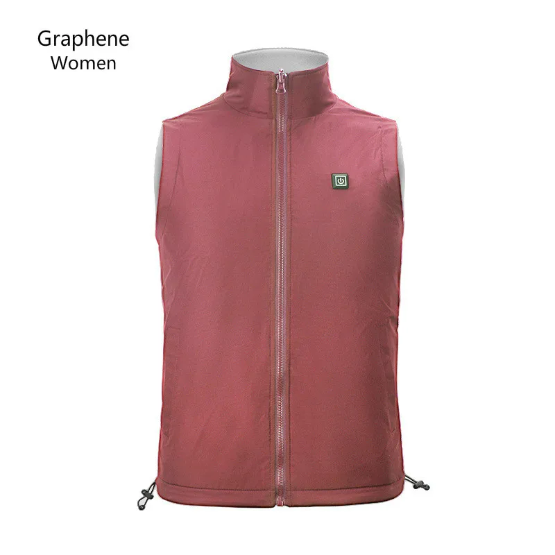 Умный жилет с USB для мужчин и женщин мужской подогревом флисовый уличный из