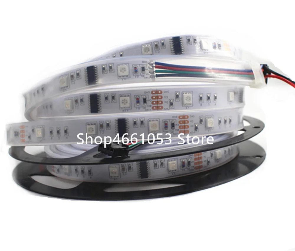5 м 6803 IC Dream волшебный цвет Светодиодная лента 5050 RGB светодиодная ленсветильник