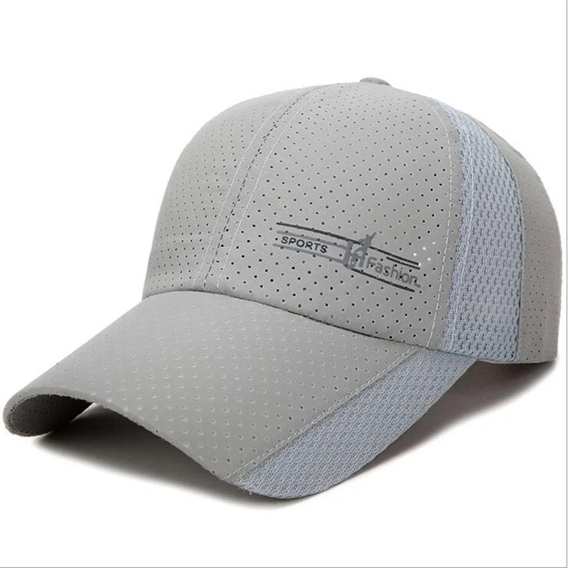 Бейсболка Мужская сетчатая быстросохнущая дышащая с Snapback лето 2018|Мужские