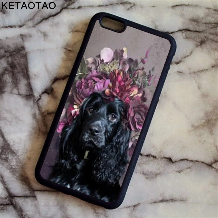 KETAOTAO милые чехлы для телефонов с собачкой лабрадором ретривер iPhone 4S 5S 6 6S 7 8 X PLUS