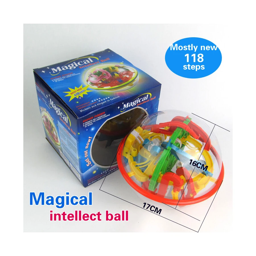 3D головоломка волшебный лабиринт шар 299 уровень perplexus интеллект мрамор игра IQ