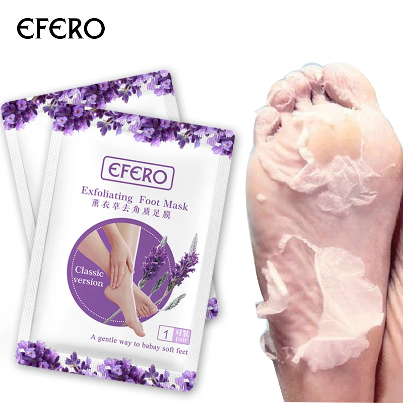 Efero маска для пилинга ног отшелушивающая Отшелушивающий аппарат удаления