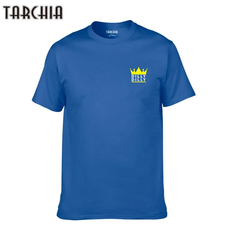 Летняя мужская футболка TARCHIA Dilly с коротким рукавом 2021 брендовые футболки для