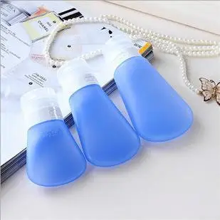 

60ML Silicone Refillable Bottles Cosmetic silicone containers Travel Tube Squeeze Bottle for Shampoo Shower Perfume Bottles